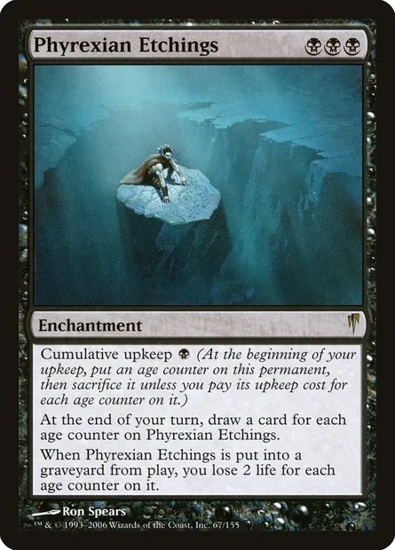 Phyrexian Etchings, Magic card CSP 67 — Coldsnap set