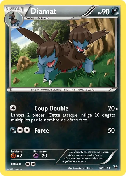 Diamat, carte Pokémon NVI 78 — extension Nobles Victoires