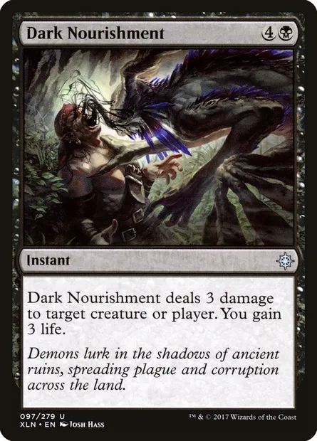 Dark Nourishment, Magic card XLN 97 — Ixalan set