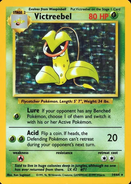Empiflor, carte Pokémon ERR 014 — extension Pokémon Misprints
