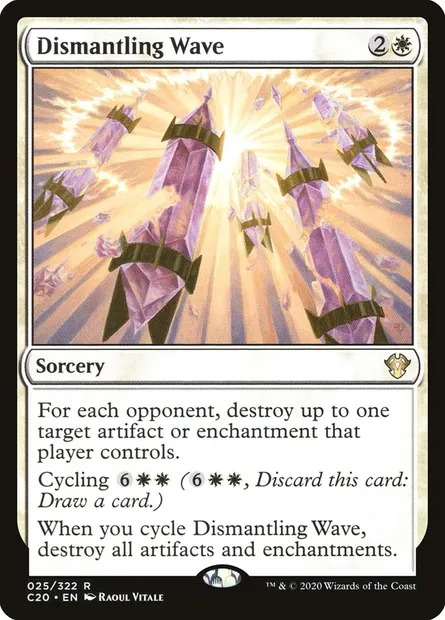 Dismantling Wave, Magic card C20 25 — Commander 2020 set