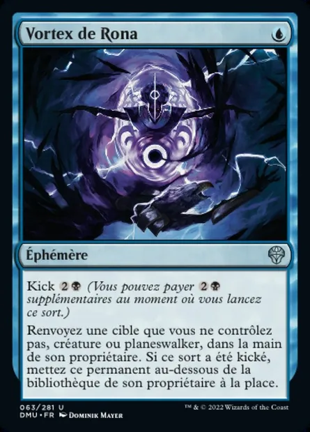 Vortex de Rona, carte Magic DMU 63 — extension Dominaria Uni