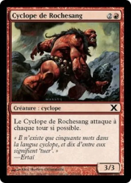 Cyclope de Rochesang, carte Magic 10E 192 — extension Dixième édition