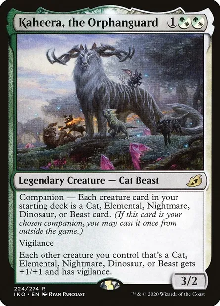 Kaheera, the Orphanguard, Magic card IKO 224 — Ikoria: Lair of Behemoths set