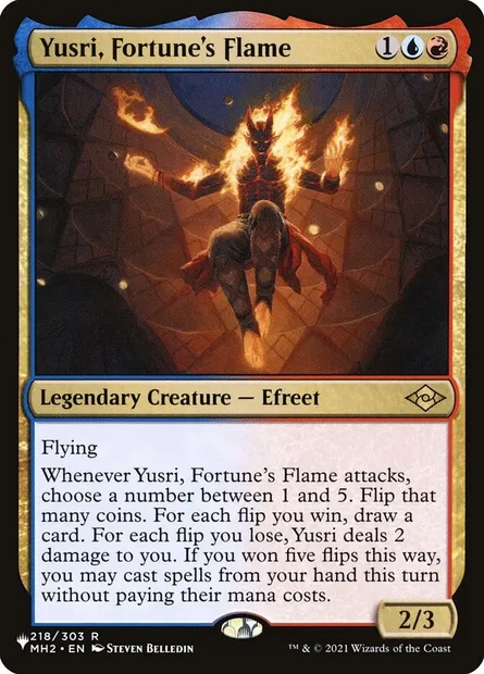 Yusri, Fortune's Flame, Magic card PLST MH2-218 — The List set