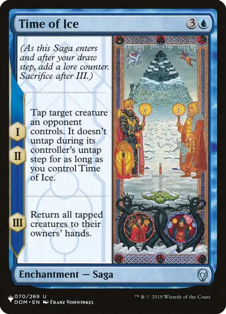 Temps des glaces, carte Magic PLST DOM-70 — extension The List