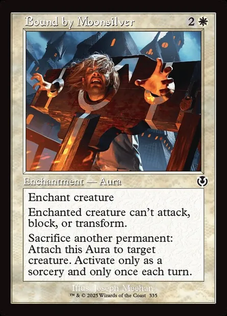 Bound by Moonsilver, Magic card INR 335 — Innistrad Remastered set