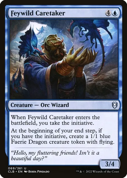 Feywild Caretaker, Magic card CLB 69 — Commander Legends: Battle for Baldur's Gate set