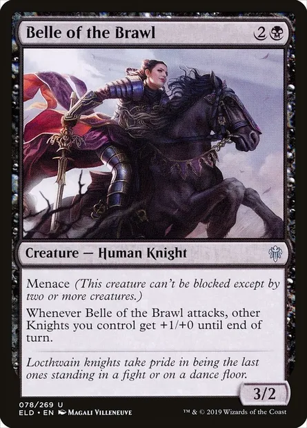 Belle of the Brawl, Magic card ELD 78 — Throne of Eldraine set