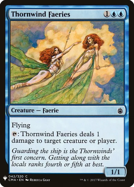 Faeries piquevent, carte Magic PLST CMA-42 — extension The List