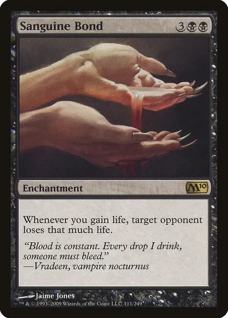 Sanguine Bond, Magic card M10 111 — Magic 2010 set