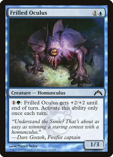 Frilled Oculus, Magic card GTC 35 — Gatecrash set