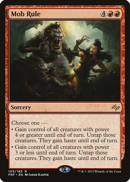 Mob Rule, Magic card FRF 109 — Fate Reforged set