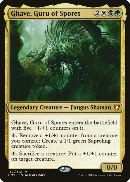 Ghave, Guru of Spores, Magic card CM2 157 — Commander Anthology Volume II set