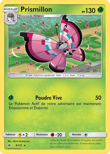 Prismillon, carte Pokémon FLI 8 — extension Lumière Interdite
