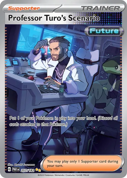 Professor Turo's Scenario, Pokémon card PAR 257 — Paradox Rift set