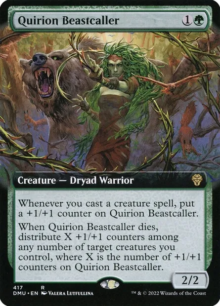 Quirion Beastcaller, Magic card DMU 417 — Dominaria United set