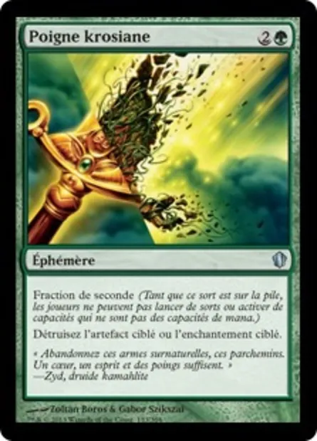 Poigne krosiane, carte Magic C13 153 — extension Commander 2013