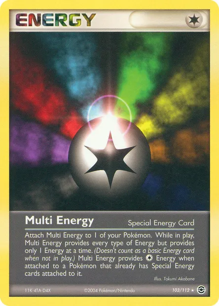 Multi Energy, Pokémon card RG 103 — FireRed & LeafGreen set