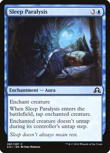 Sleep Paralysis, Magic card SOI 87 — Shadows over Innistrad set