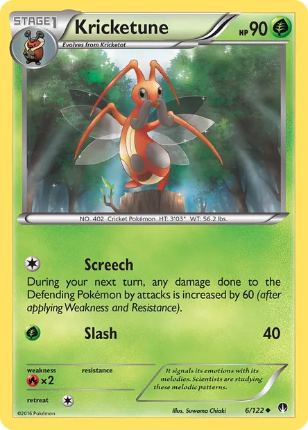 Kricketune, Pokémon card BKP 6 — BREAKpoint set