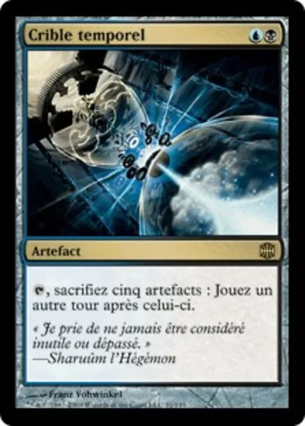 Crible temporel, carte Magic ARB 31 — extension La Renaissance d'Alara