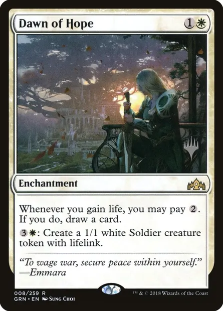 Dawn of Hope, Magic card PGRN 8p — Guilds of Ravnica Promos set