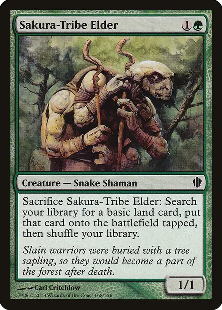 Sakura-Tribe Elder, Magic card C13 168 — Commander 2013 set