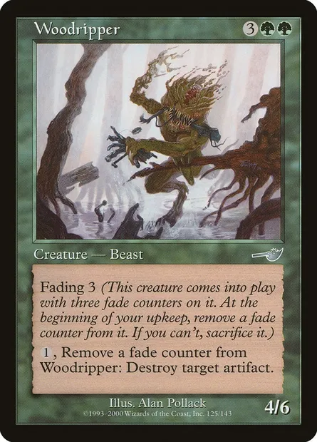 Woodripper, Magic card NEM 125 — Nemesis set