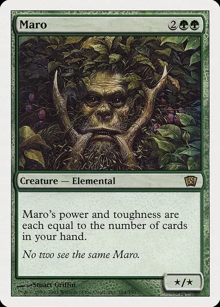 Maro, carte Magic 8ED 264 — extension Huitième Edition