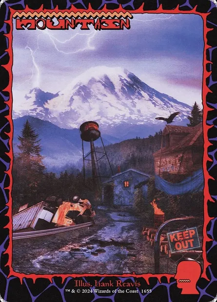 Montagne, carte Magic SLD 1655 — extension Secret Lair Drop