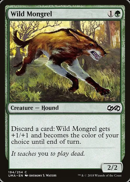 Wild Mongrel, Magic card UMA 194 — Ultimate Masters set