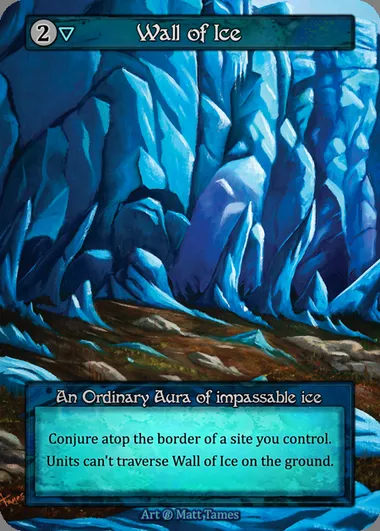 Wall of Ice, carte Sorcery BET 289 — extension Beta