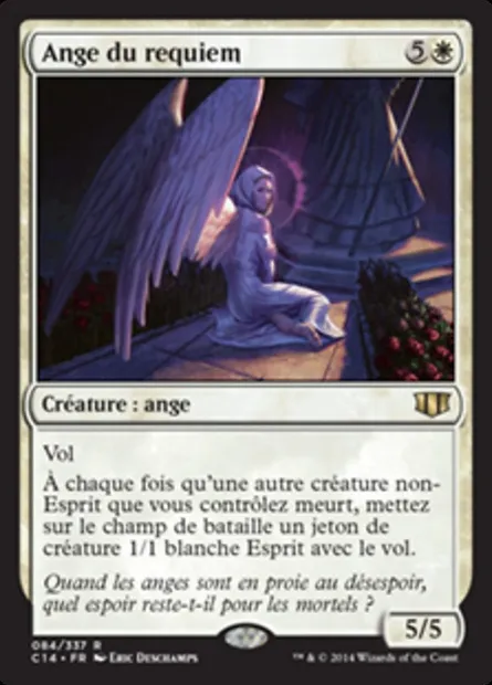 Ange du requiem, carte Magic C14 84 — extension Commander 2014
