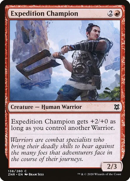 Expedition Champion, Magic card ZNR 138 — Zendikar Rising set
