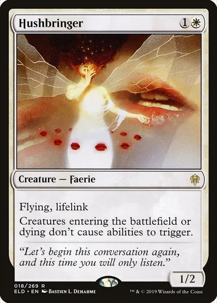Hushbringer, Magic card ELD 18 — Throne of Eldraine set