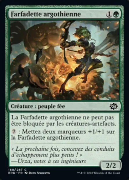 Farfadette argothienne, carte Magic BRO 168 — extension La Guerre Fratricide