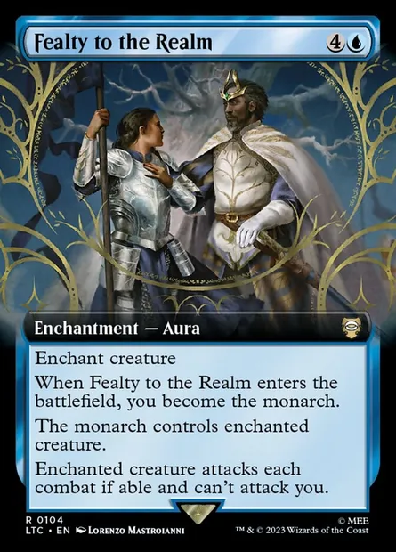 Fealty to the Realm, Magic card LTC 104 — Tales of Middle-earth Commander set