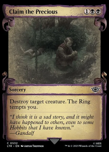 Claim the Precious, Magic card LTR 532 — The Lord of the Rings: Tales of Middle-earth set