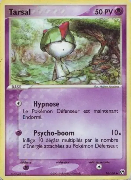 Tarsal, carte Pokémon SS 74 — extension EX Tempête de sable