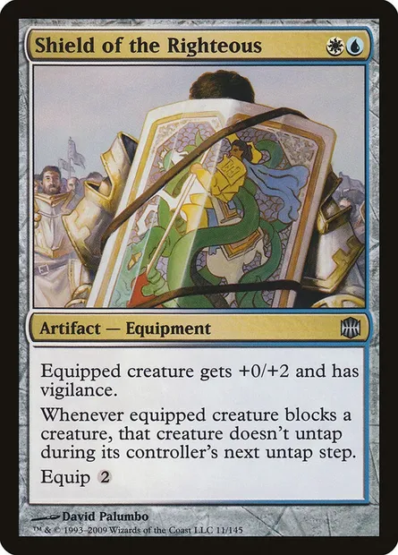 Shield of the Righteous, Magic card ARB 11 — Alara Reborn set