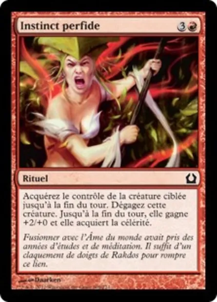 Instinct perfide, carte Magic RTR 109 — extension Retour à Ravnica
