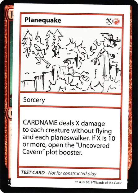 Planequake, carte Magic CMB2 59 — extension Mystery Booster Playtest Cards 2021