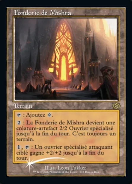 Fonderie de Mishra, carte Magic BRO 378 — extension La Guerre Fratricide