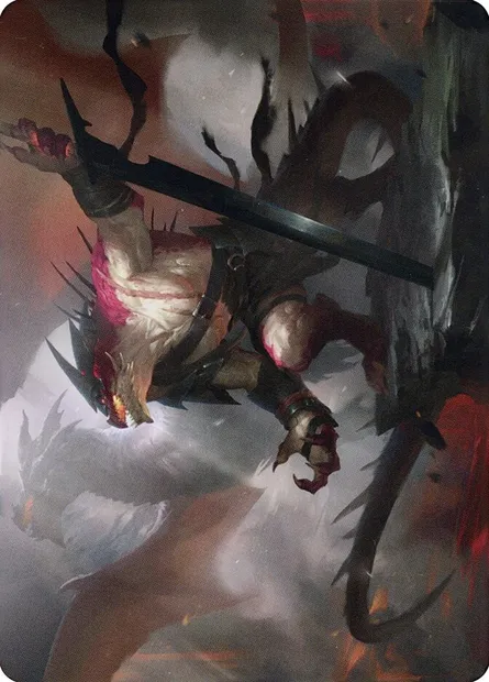 Rivaz of the Claw // Rivaz of the Claw, Magic card ADMU 53 — Dominaria United Art Series set