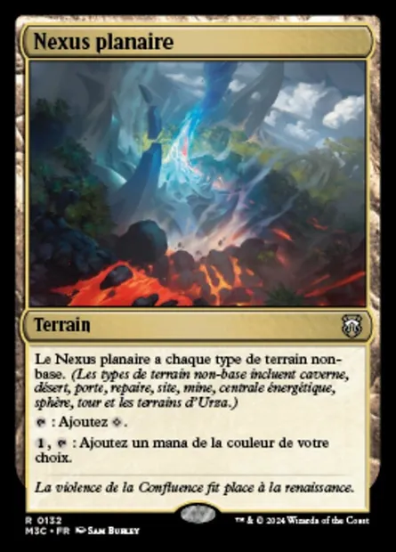Nexus planaire, carte Magic M3C 132 — extension Modern Horizons 3 Commander