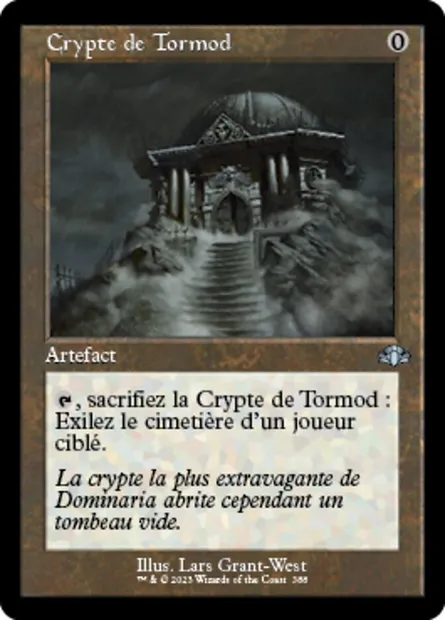 Crypte de Tormod, carte Magic DMR 388 — extension Dominaria Remastered