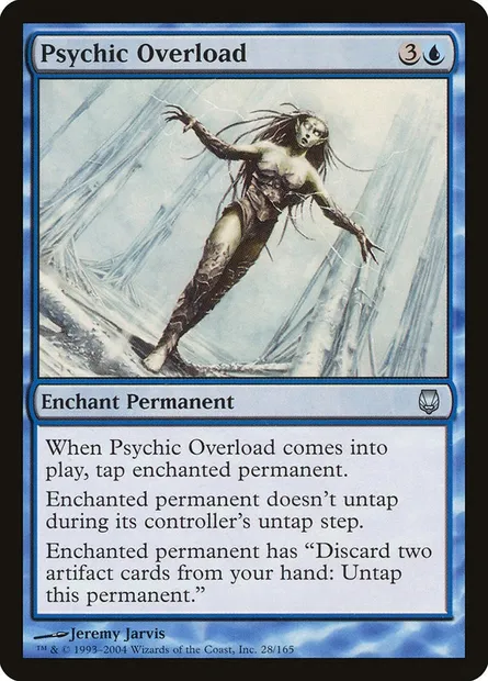 Psychic Overload, Magic card DST 28 — Darksteel set