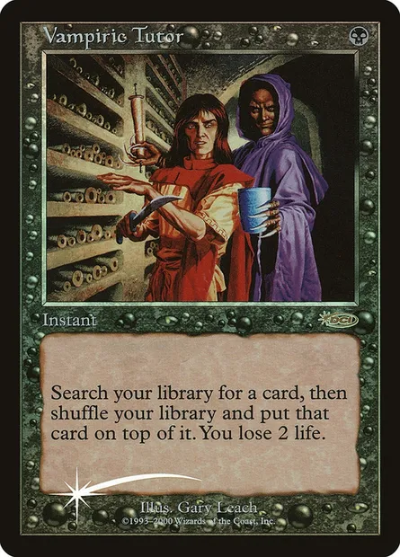 Vampiric Tutor, Magic card G00 2 — Judge Gift Cards 2000 set