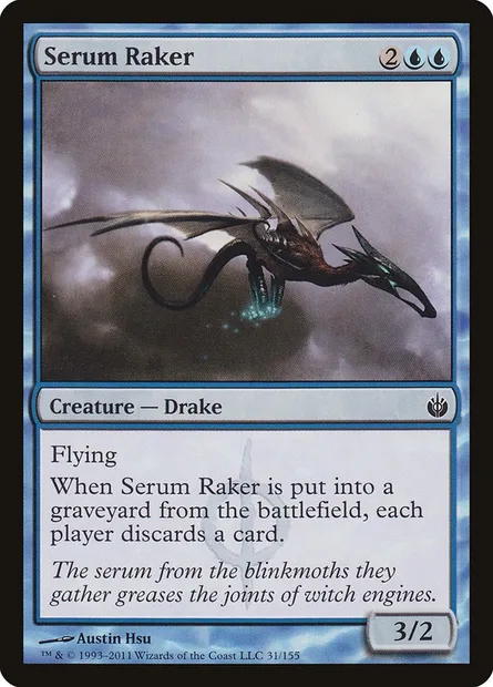 Serum Raker, Magic card MBS 31 — Mirrodin Besieged set